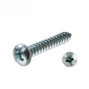 Zenith Sheet Metal Self Tapping Pan Head Slotted Phillips Drive Screw